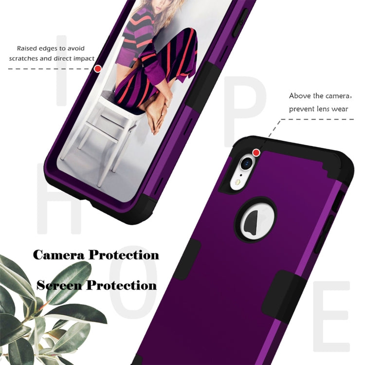 For iPhone XR Dropproof PC + Silicone Case