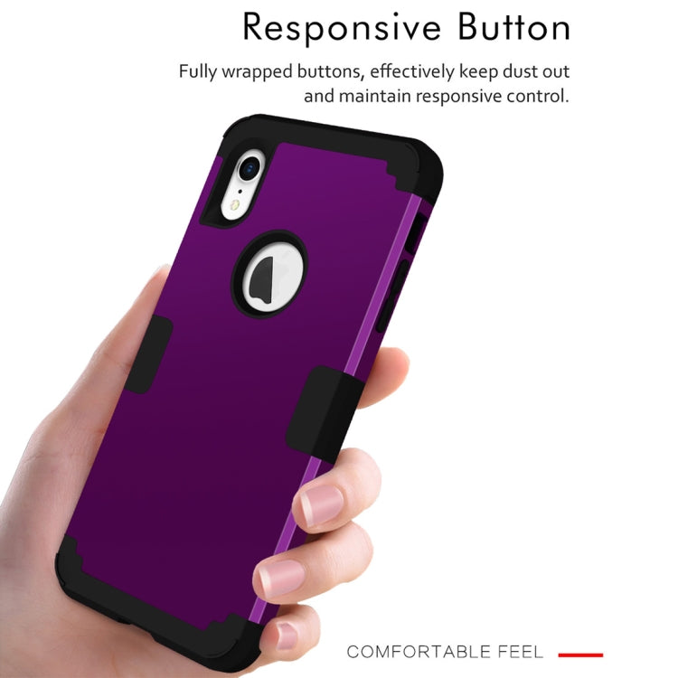 For iPhone XR Dropproof PC + Silicone Case