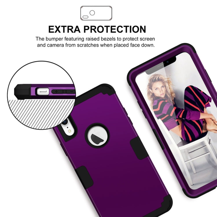 For iPhone XR Dropproof PC + Silicone Case