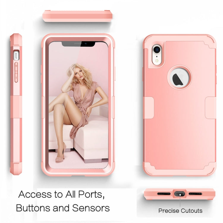 For iPhone XR Dropproof PC + Silicone Case
