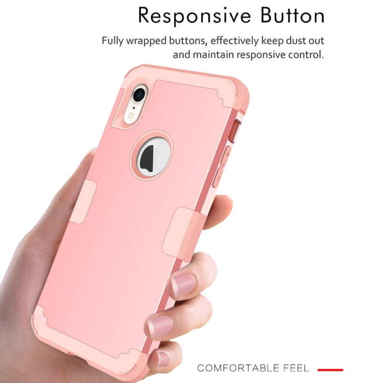 For iPhone XR Dropproof PC + Silicone Case