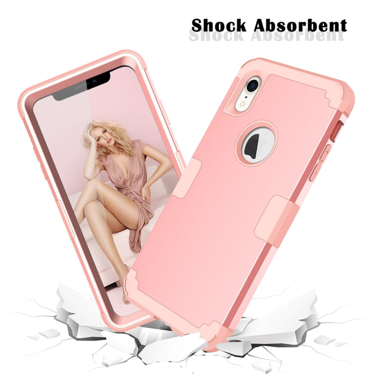 For iPhone XR Dropproof PC + Silicone Case
