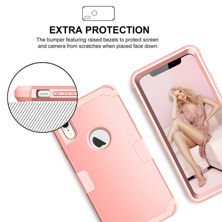 For iPhone XR Dropproof PC + Silicone Case