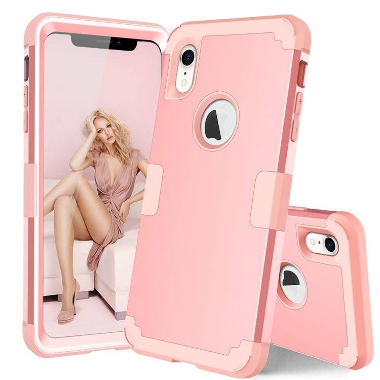 For iPhone XR Dropproof PC + Silicone Case