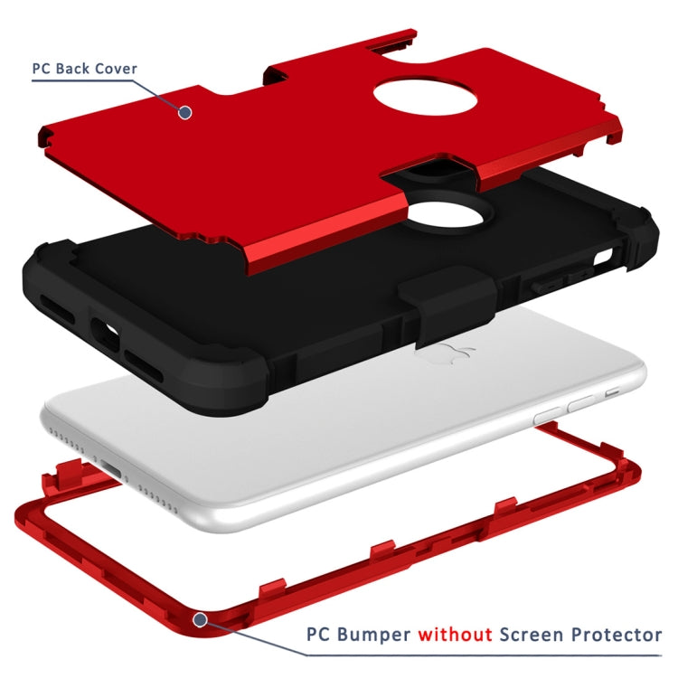 For iPhone XR Dropproof PC + Silicone Case