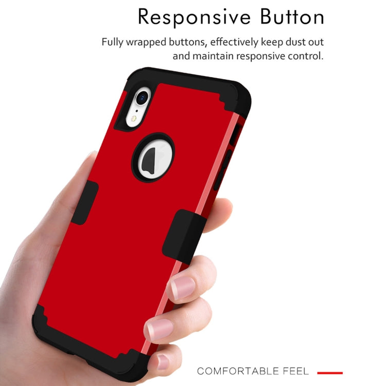 For iPhone XR Dropproof PC + Silicone Case