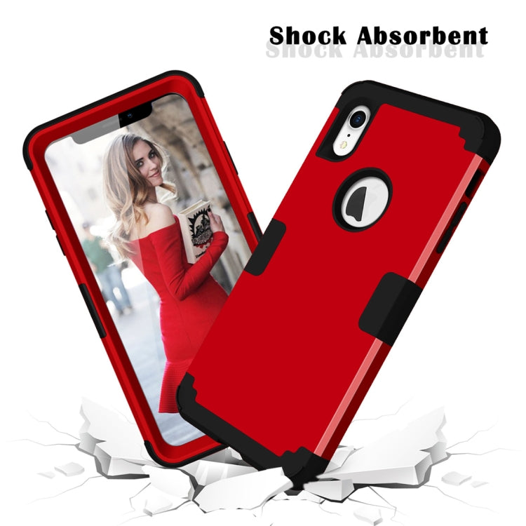 For iPhone XR Dropproof PC + Silicone Case