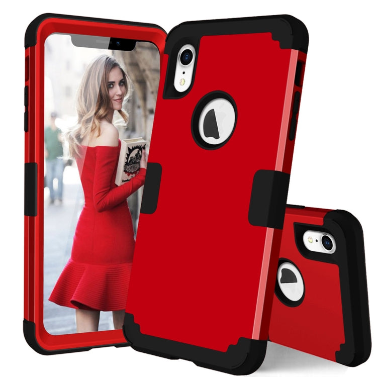 For iPhone XR Dropproof PC + Silicone Case