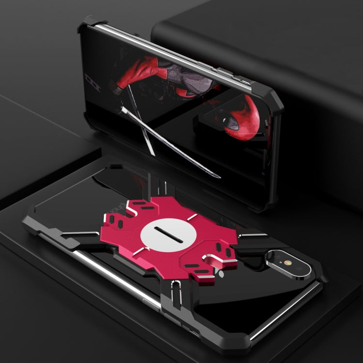 For iPhone XR Hero Series Rugged Armor Metal Protective Case