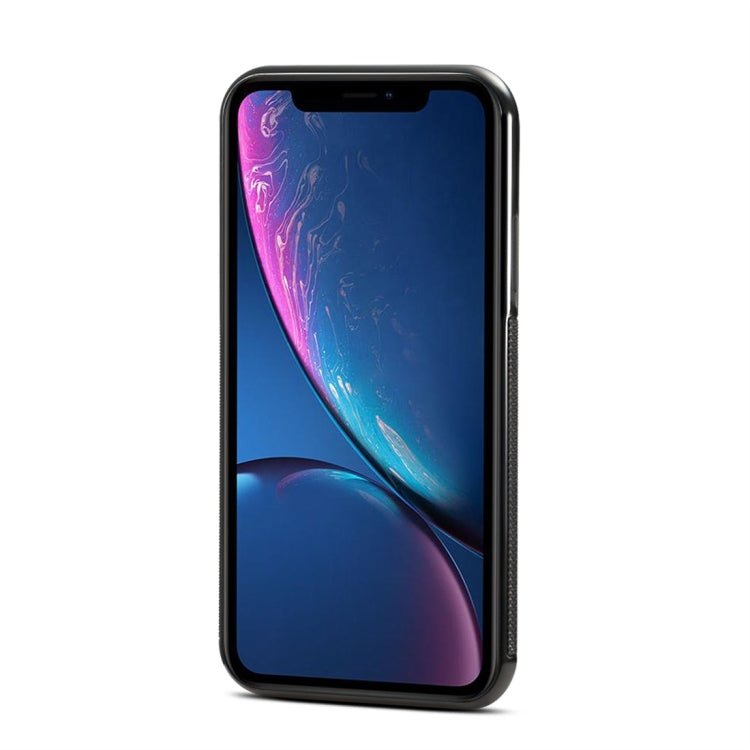 For iPhone XR Shockproof TPU + PU Protective Case with Holder & Card Slot