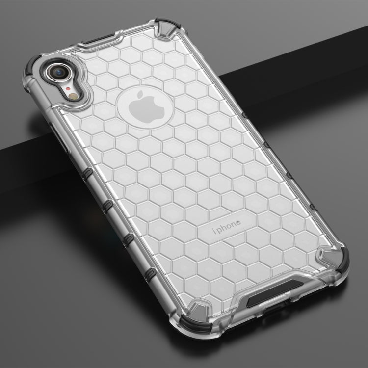 For iPhone XR Shockproof Honeycomb PC + TPU Protective Case