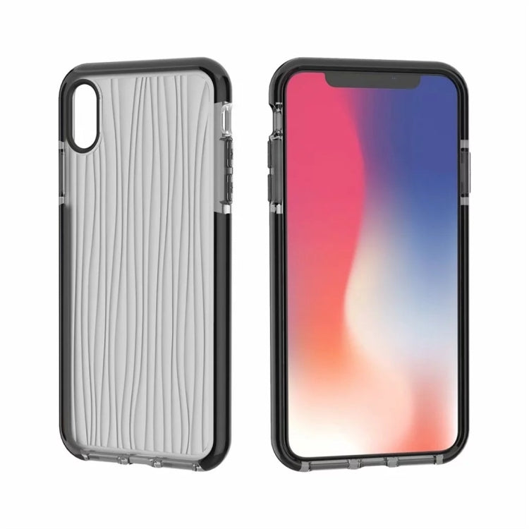 For iPhone XR Shiny Glass Powder Ripples Pattern TPU Protective Case