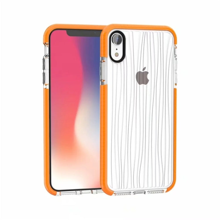 For iPhone XR Shiny Glass Powder Ripples Pattern TPU Protective Case