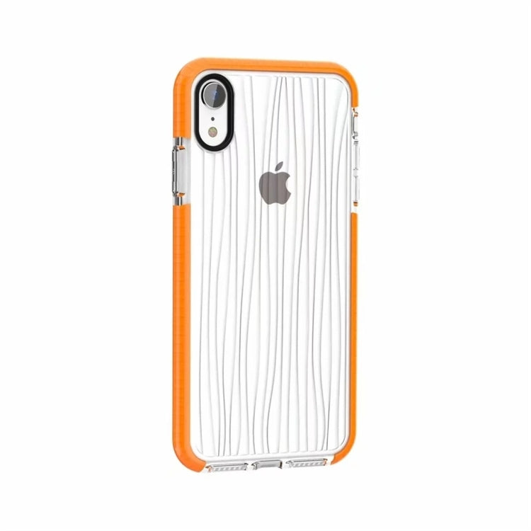 For iPhone XR Shiny Glass Powder Ripples Pattern TPU Protective Case