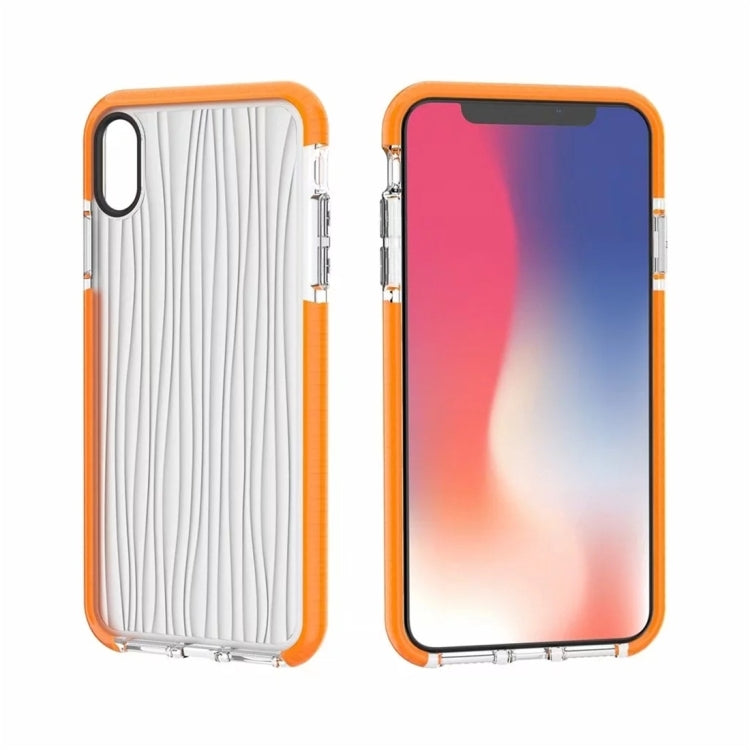For iPhone XR Shiny Glass Powder Ripples Pattern TPU Protective Case