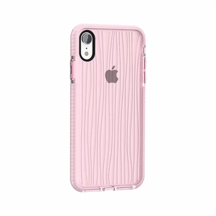 For iPhone XR Shiny Glass Powder Ripples Pattern TPU Protective Case