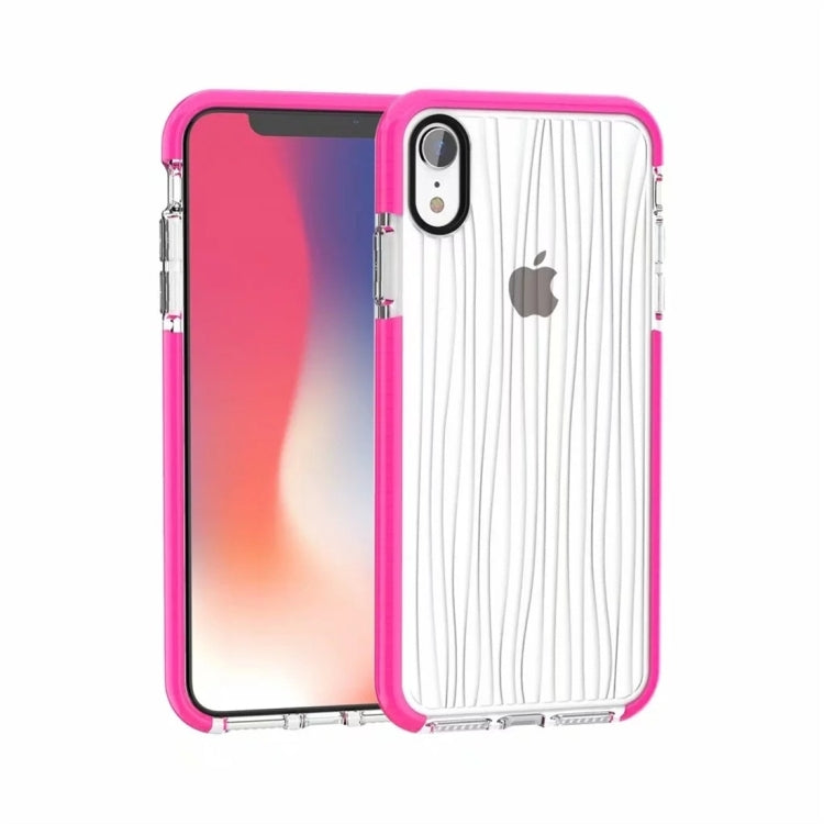 For iPhone XR Shiny Glass Powder Ripples Pattern TPU Protective Case