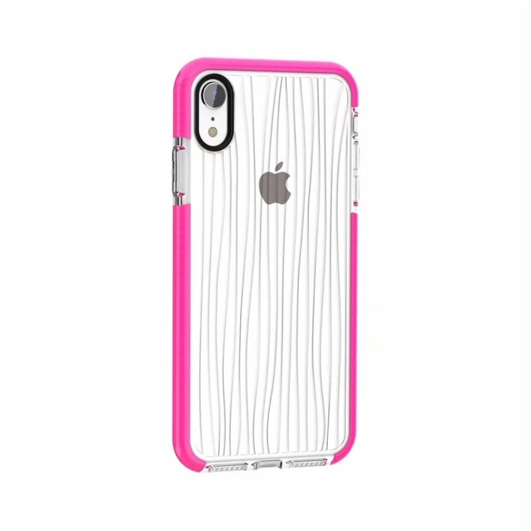 For iPhone XR Shiny Glass Powder Ripples Pattern TPU Protective Case