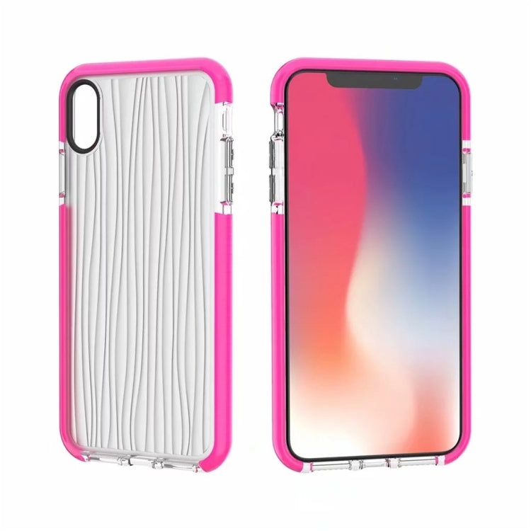 For iPhone XR Shiny Glass Powder Ripples Pattern TPU Protective Case