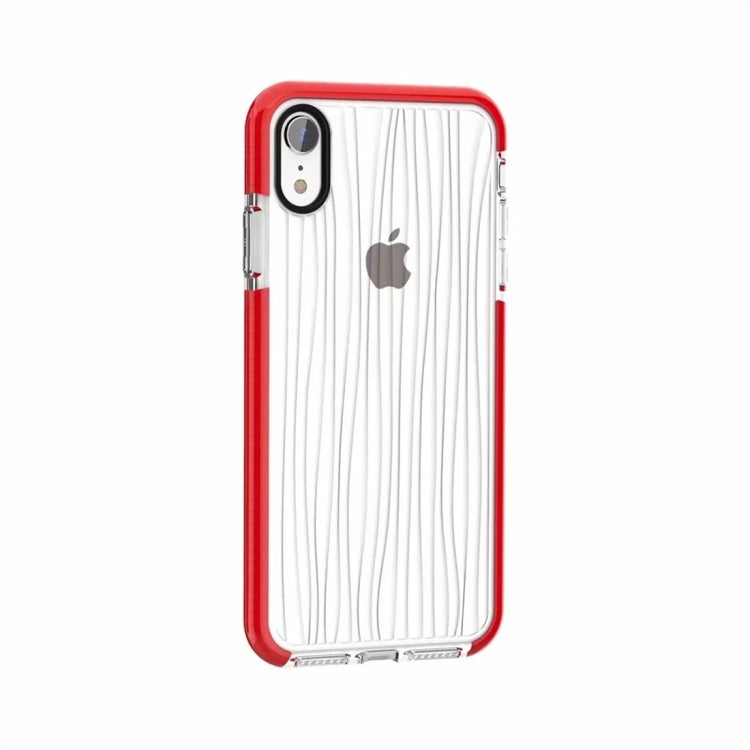 For iPhone XR Shiny Glass Powder Ripples Pattern TPU Protective Case
