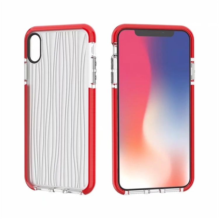 For iPhone XR Shiny Glass Powder Ripples Pattern TPU Protective Case