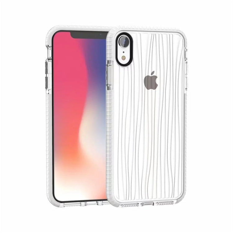 For iPhone XR Shiny Glass Powder Ripples Pattern TPU Protective Case