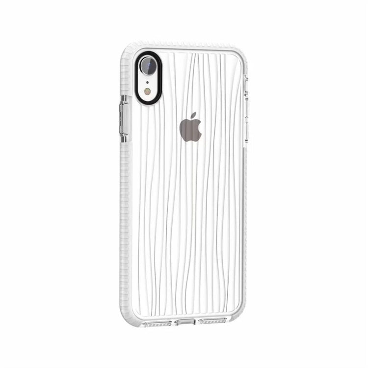 For iPhone XR Shiny Glass Powder Ripples Pattern TPU Protective Case