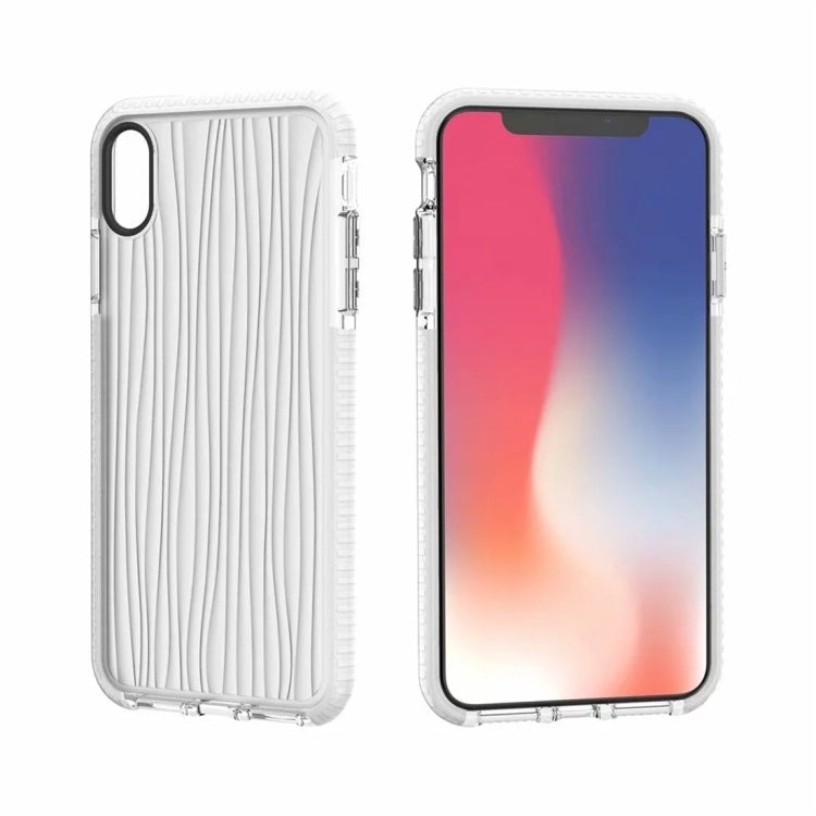 For iPhone XR Shiny Glass Powder Ripples Pattern TPU Protective Case