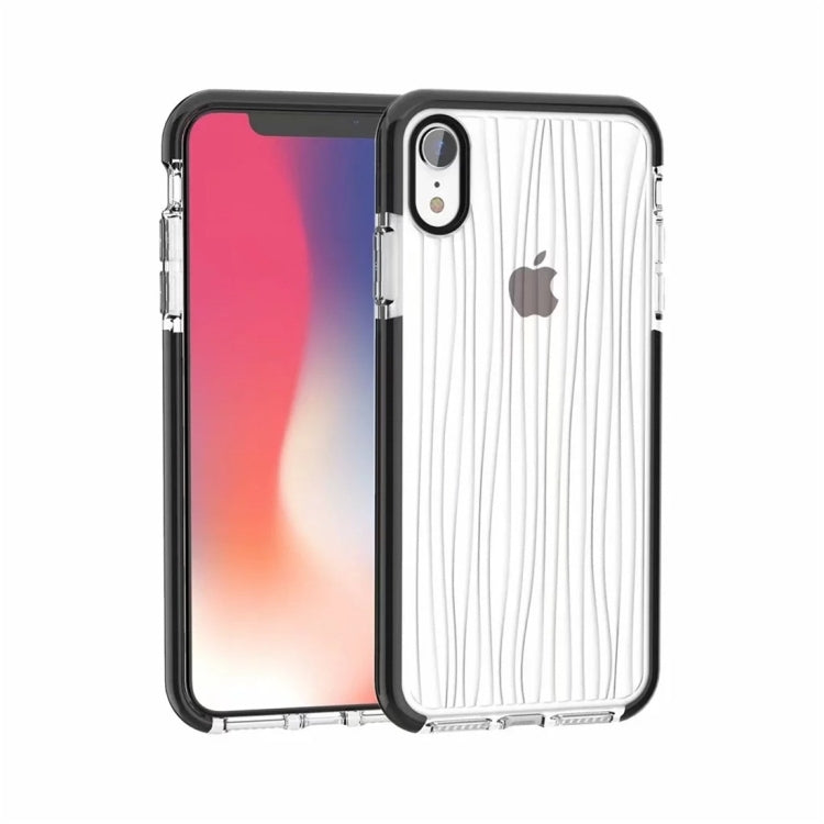 For iPhone XR Shiny Glass Powder Ripples Pattern TPU Protective Case