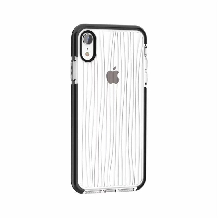 For iPhone XR Shiny Glass Powder Ripples Pattern TPU Protective Case