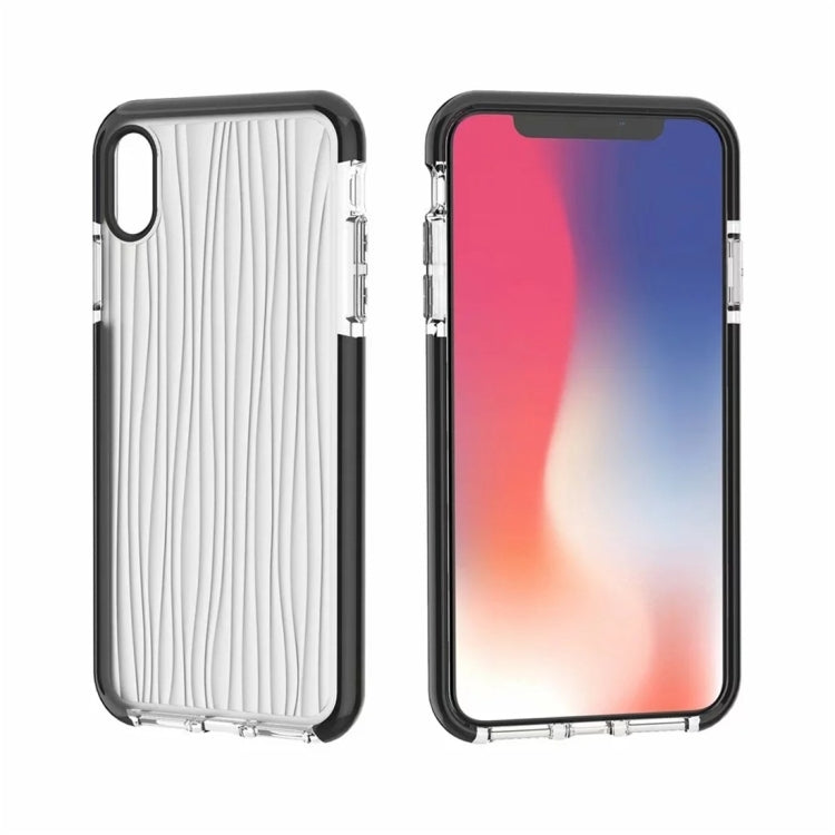 For iPhone XR Shiny Glass Powder Ripples Pattern TPU Protective Case