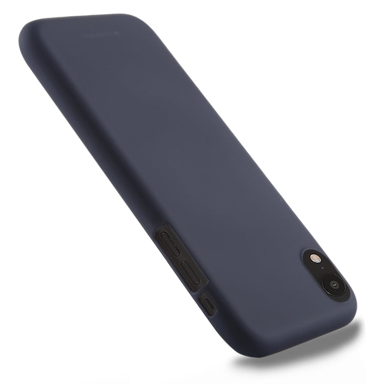 For iPhone XR GOOSPERY SOFT FEELING Liquid TPU Drop-proof Soft