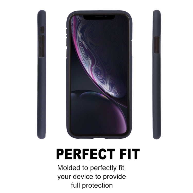 For iPhone XR GOOSPERY SOFT FEELING Liquid TPU Drop-proof Soft