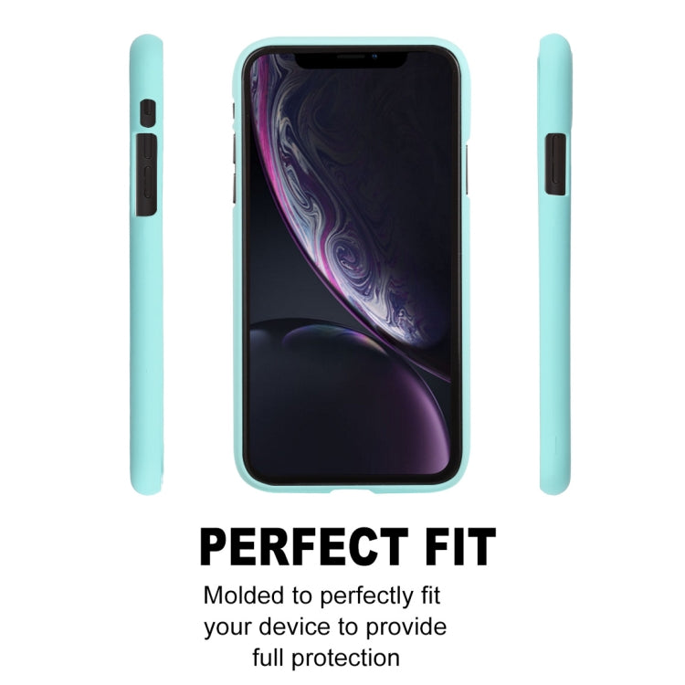 For iPhone XR GOOSPERY SOFT FEELING Liquid TPU Drop-proof Soft