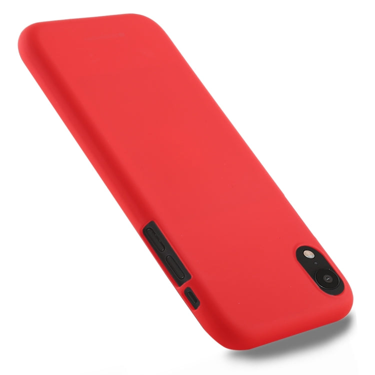 For iPhone XR GOOSPERY SOFT FEELING Liquid TPU Drop-proof Soft