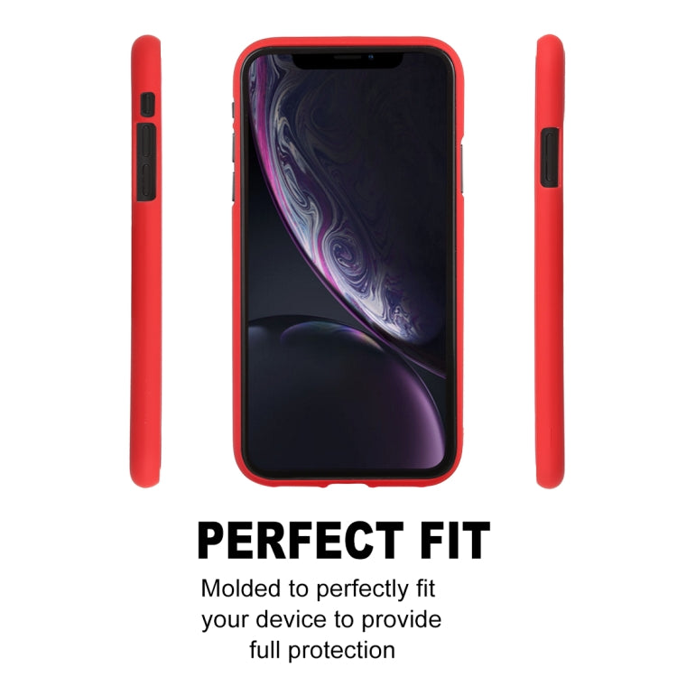For iPhone XR GOOSPERY SOFT FEELING Liquid TPU Drop-proof Soft