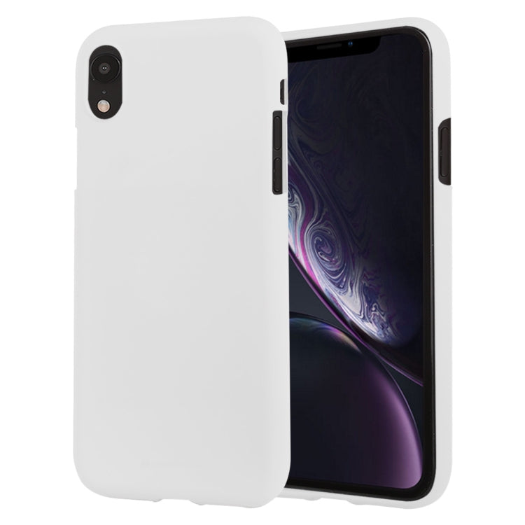 For iPhone XR GOOSPERY SOFT FEELING Liquid TPU Drop-proof Soft