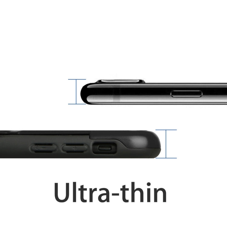 For iPhone XR Ultrathin TPU + PC Protective Case with Card Slot & Holder