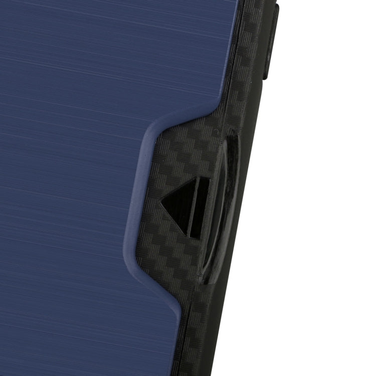 For iPhone XR Ultrathin TPU + PC Protective Case with Card Slot & Holder