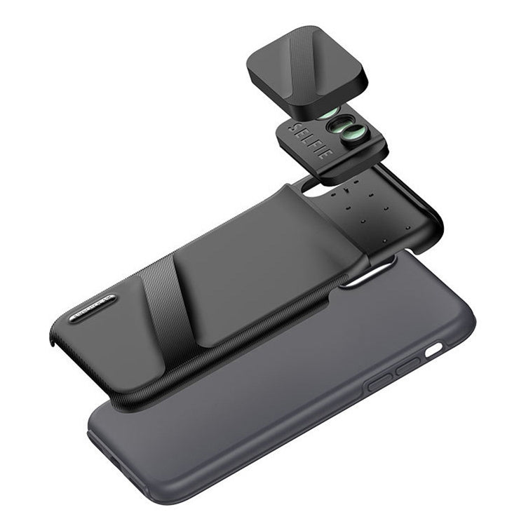 Mobile Phone Lens Wide Angle Fisheye Macro Telephoto SLR Phone Case for iPhone XR