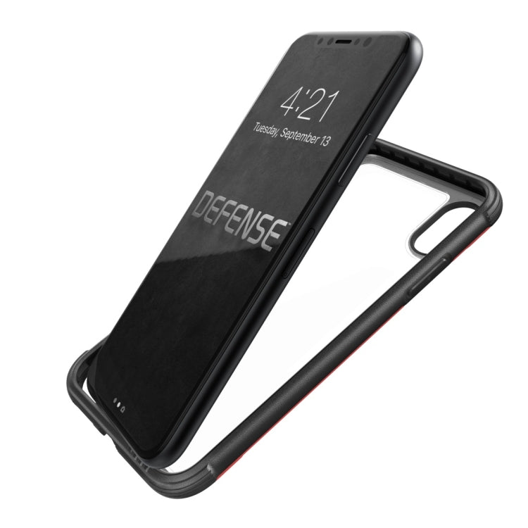 For iPhone XR X-doria PC+Metal+TPU Built-in Air Tank Shockproof Protective Case