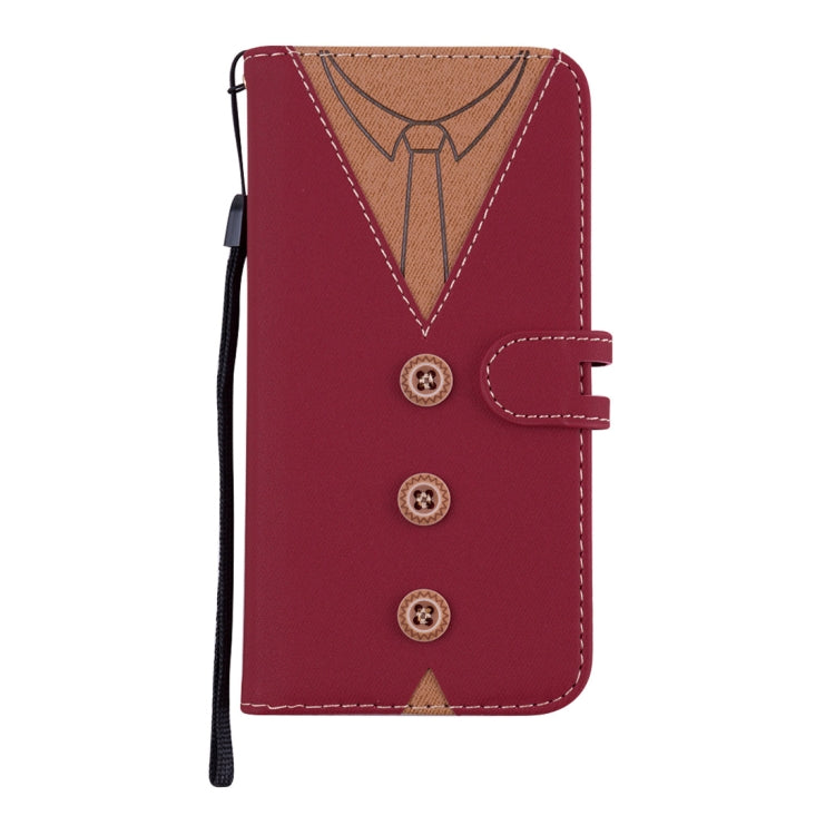For iPhone XR Splicing Embossed Male Style Horizontal Flip Leather Case with Holder & Card Slots & Wallet & Lanyard