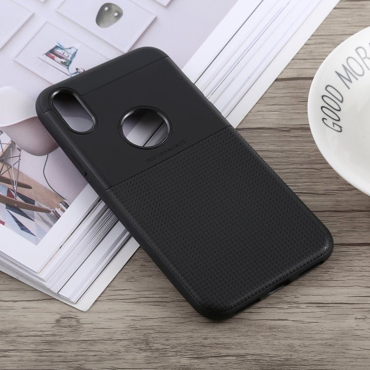 For iPhone XR Anti-slip Square TPU Case