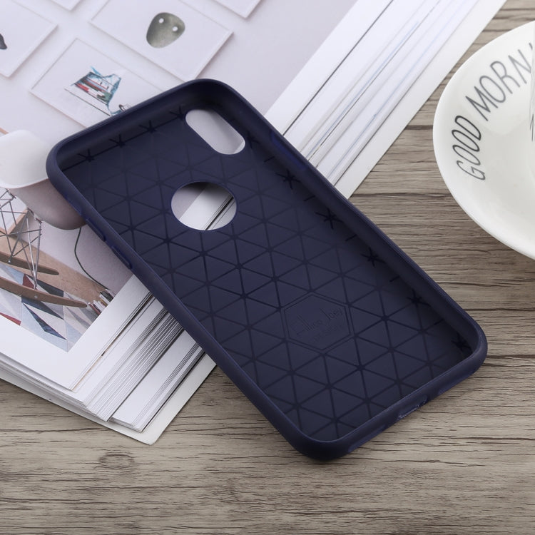 For iPhone XR Anti-slip Square TPU Case