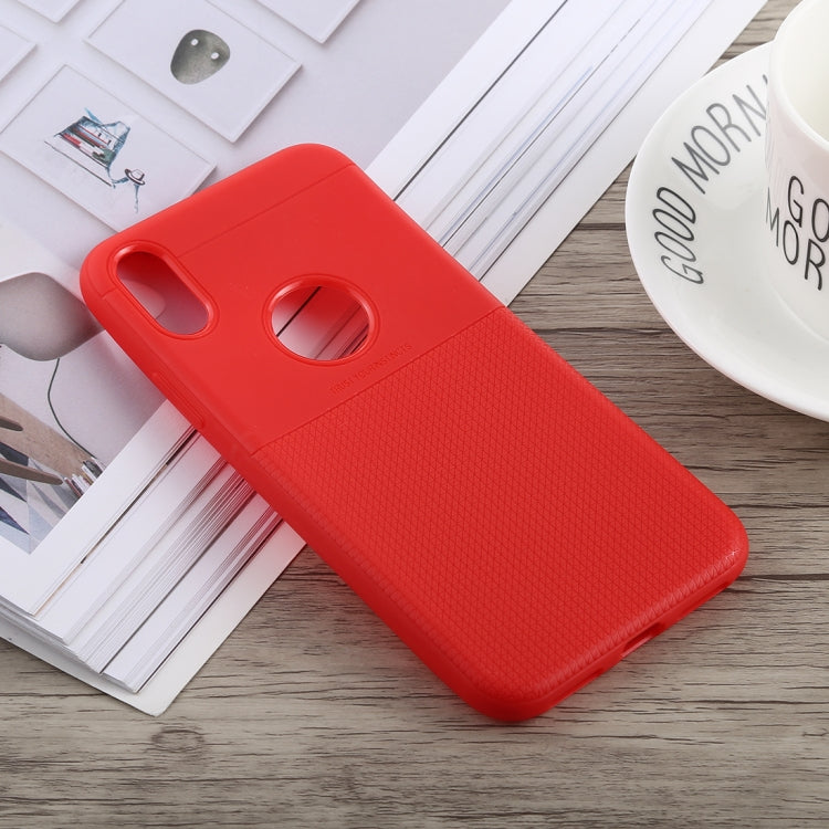 For iPhone XR Anti-slip Square TPU Case