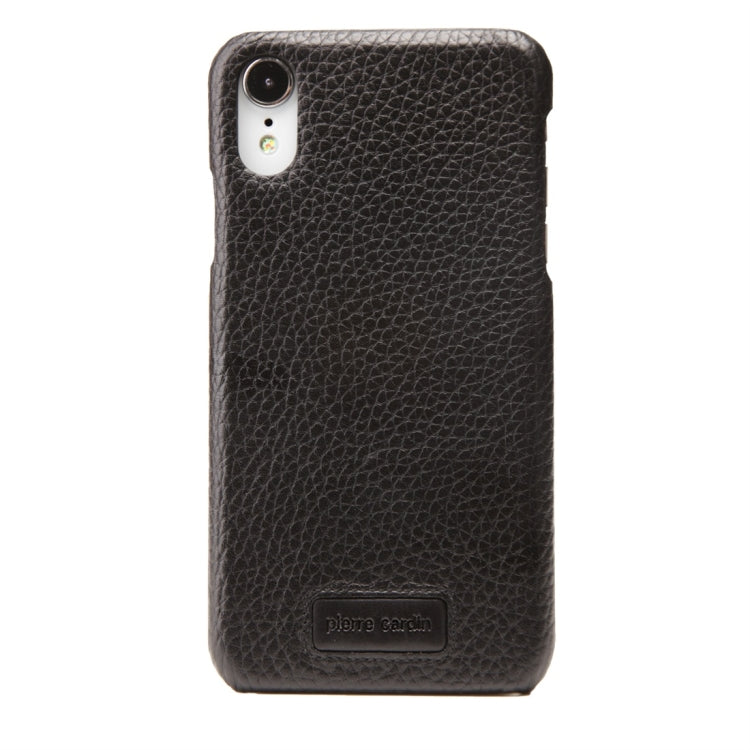 For iPhone XR Pierre Cardin PCS-S05 Litchi Texture Shockproof Leather Protective Case