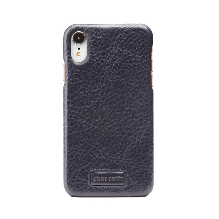 For iPhone XR Pierre Cardin PCS-S05 Litchi Texture Shockproof Leather Protective Case