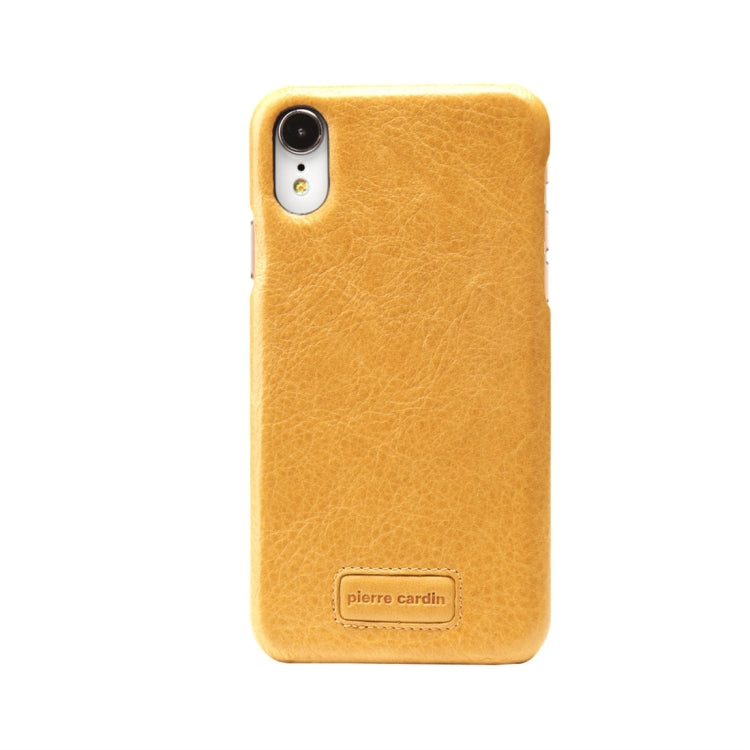 For iPhone XR Pierre Cardin PCS-S05 Litchi Texture Shockproof Leather Protective Case