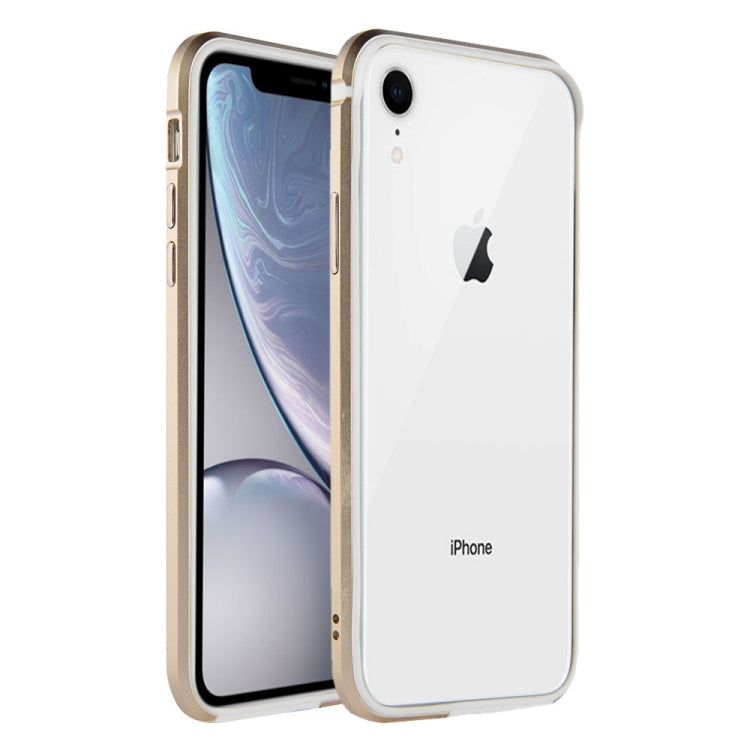 For iPhone XR SULADA Shockproof TPU + Aluminum Alloy Frame Case