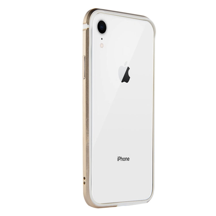 For iPhone XR SULADA Shockproof TPU + Aluminum Alloy Frame Case